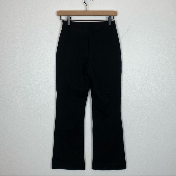 Everlane The Dream Kick Flare Mid Rise Knit Pant Black - Picture 7 of 10